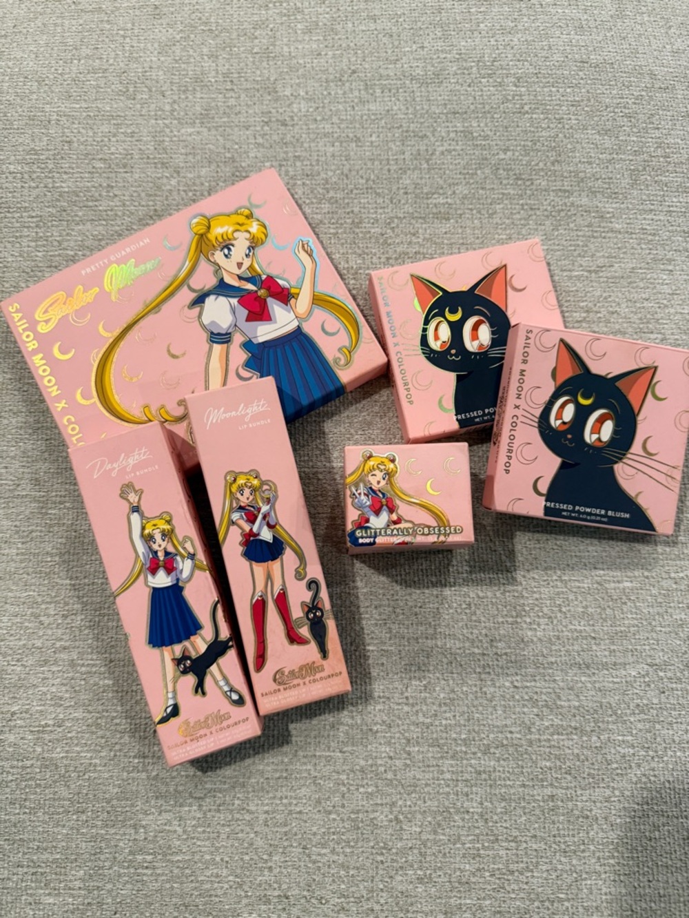 ColourPop Sailor Moon Pink Collector Makeup Set